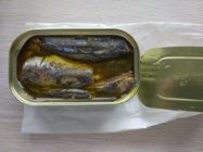 خوشمزه طبیعی ساردین ماهی کنسرو شده در روغن نباتی 125 گرم وزن خالص