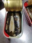 FDA نمک بسته بندی شده 125 گرم باشگاه کنسرو ماهی ساردین در روغن