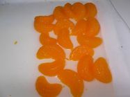 عناصر نارنجی کنسرو شده حاوی مواد افزودنی با استریلیزاسیون با دمای بالا
