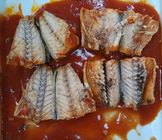 ماهی بسته بندی ماهی خال مخالی ماهی کنسرو شده در سس گوجه فرنگی FDA HACCP صدور گواهینامه