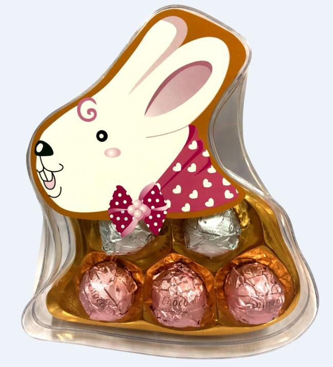 T.5 RABBIT Wafer Coat Chocolate Round Ball Compound Chocolate Suitable for Integration into Gift Packaging and Seasonal Promotions