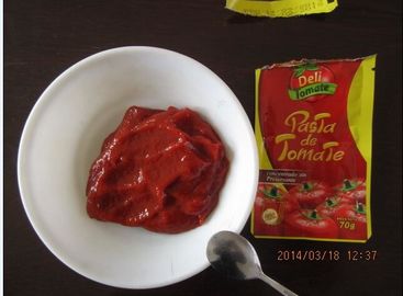 خمیر گوجه فرنگی کنسرو شده بریکس که از گوجه فرنگی به عنوان ماده اصلی ساخته شده است