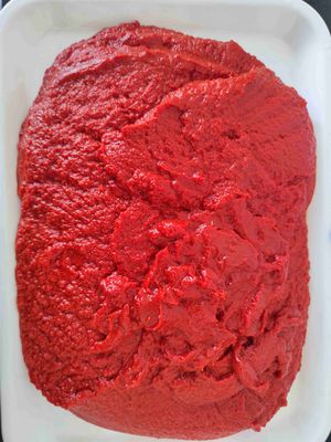خمیر گوجه فرنگی کنسرو شده با ماندگاری 2 ساله با دستورالعمل های نگهداری و درجه AB